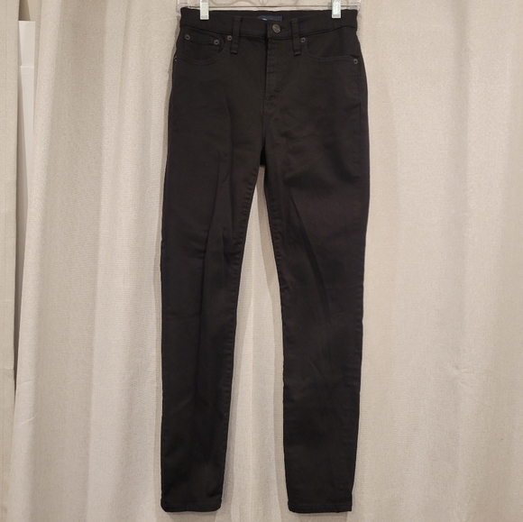 J Crew Women's 9" High-Rise Toothpick Pants Size 27 Black - Picture 4 of 12